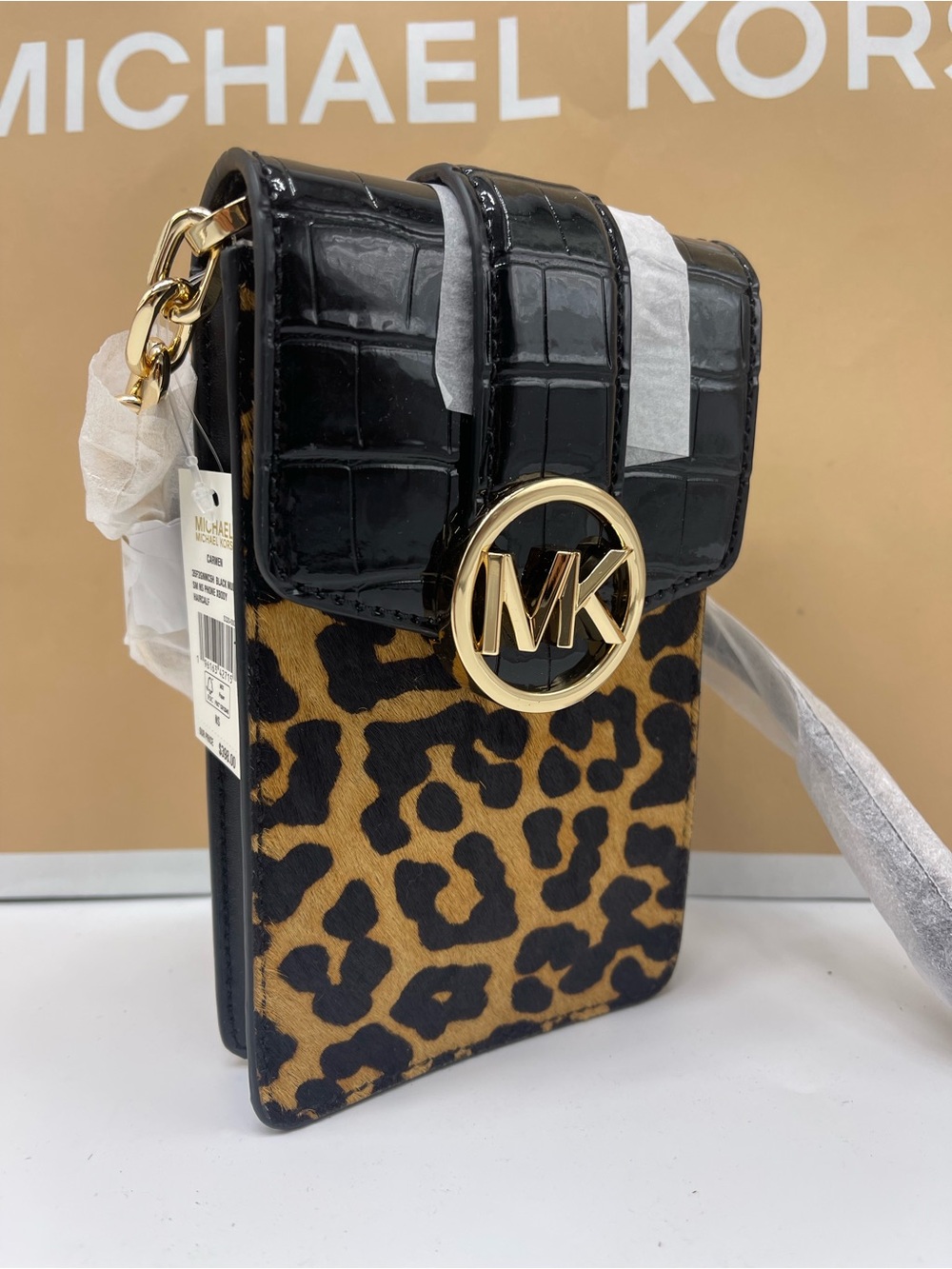 Michael Kors Carmen Small NS Phone XBODY HairCalf
Black Multi - Picture 16 of 16